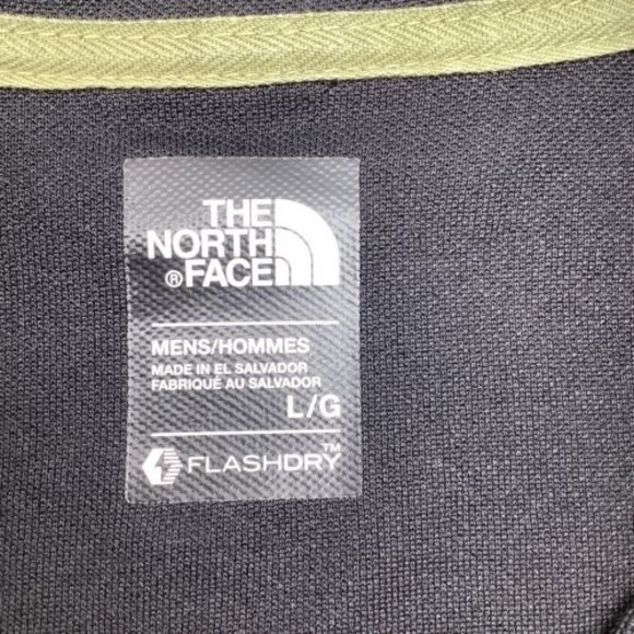 The North Face Mens Short Sleeve Flash Dry 1/4 Zip Polo Black Size Large - Picture 4 of 7